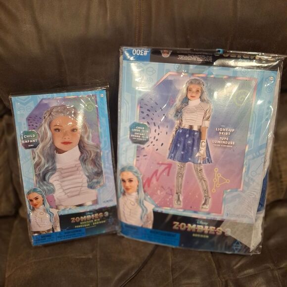 Disney Zombies 3 Girls Addison Costume Light Up Skirt - Picture 2 of 7